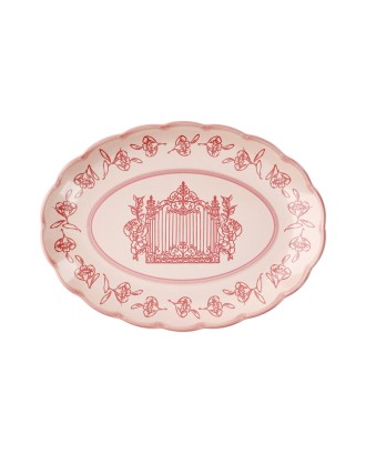 Tava ovala pentru servire, melamina, 36 cm, roz, Josephine - GUZZINI
